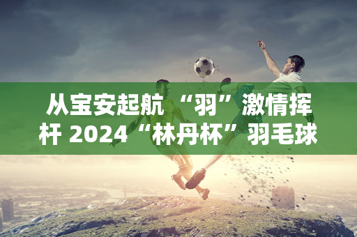 从宝安起航 “羽”激情挥杆 2024“林丹杯”羽毛球公开赛在宝安落幕